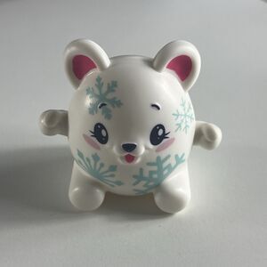 MCDONALDS HAPPY MEAL TOY MOOSE PIKMI POPS 2020 SNOWY THE BEAR #1 WHITE